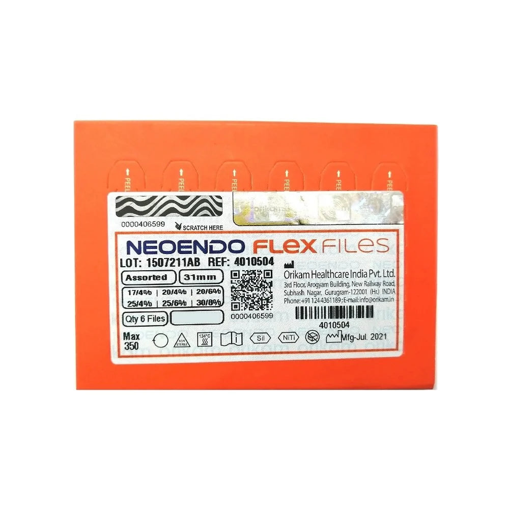 Neoendo Flex Glide Assorted Pack- 13 | 16 | 19 2% 25 mm 3 files/pack