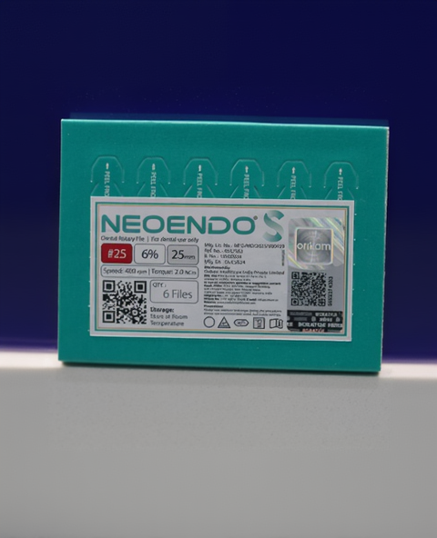 Neoendo S 25/6 25 mm | Pack of 6 files