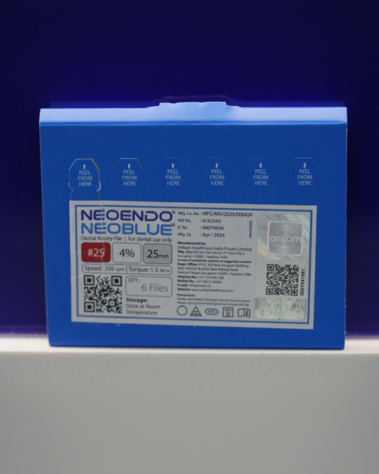 NeoBlue- 25/4 25 mm 6 files/pack