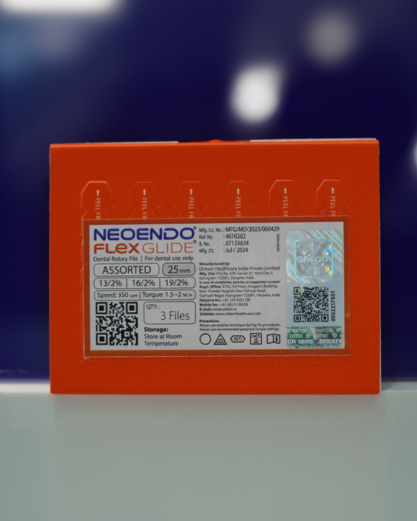 Neoendo Flex Glide Assorted Pack- 13 | 16 | 19 2% 25 mm 3 files/pack