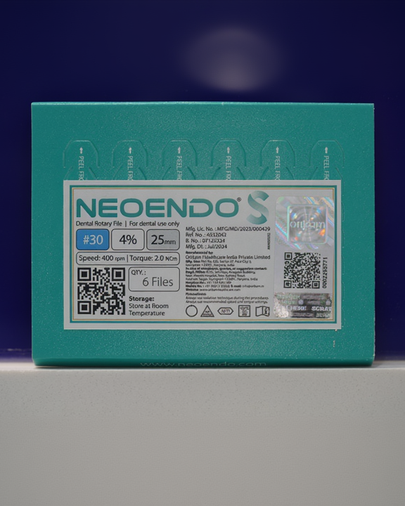 Neoendo S 30/4 25 mm | Pack of 6 files