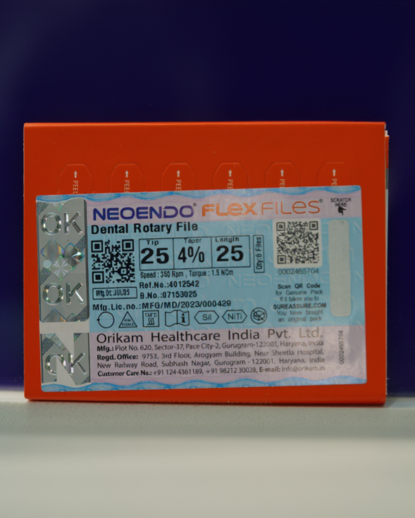 Neoendo Flex File- 25/4 25 mm 6 files/pack