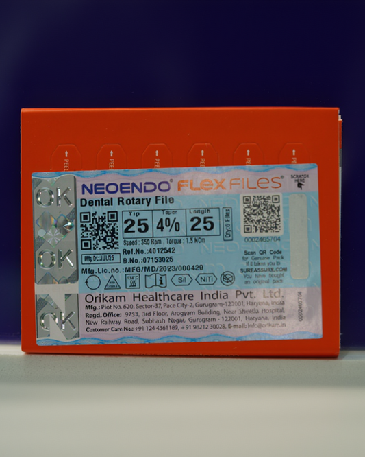 Neoendo Flex File- 25/4 25 mm 6 files/pack