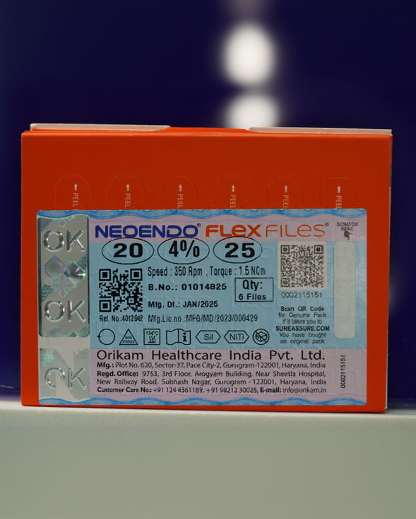 Neoendo Flex File- 20/4 25 mm 6 files/pack
