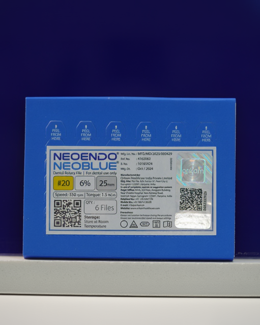 NeoBlue- 20/6 25 mm 6 files/pack