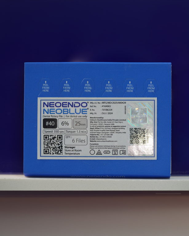 NeoBlue- 40/6 25 mm 6 files/pack