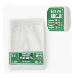 transparent contoured molar 30 pcs